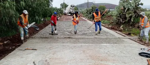 Pavimentación en concreto