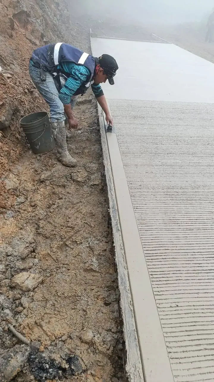 Pavimentación en concreto