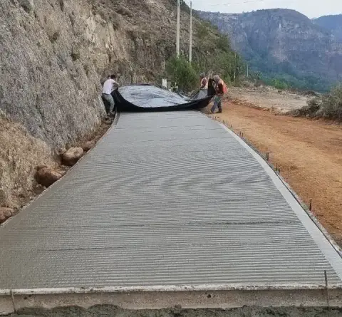 Pavimentación en concreto