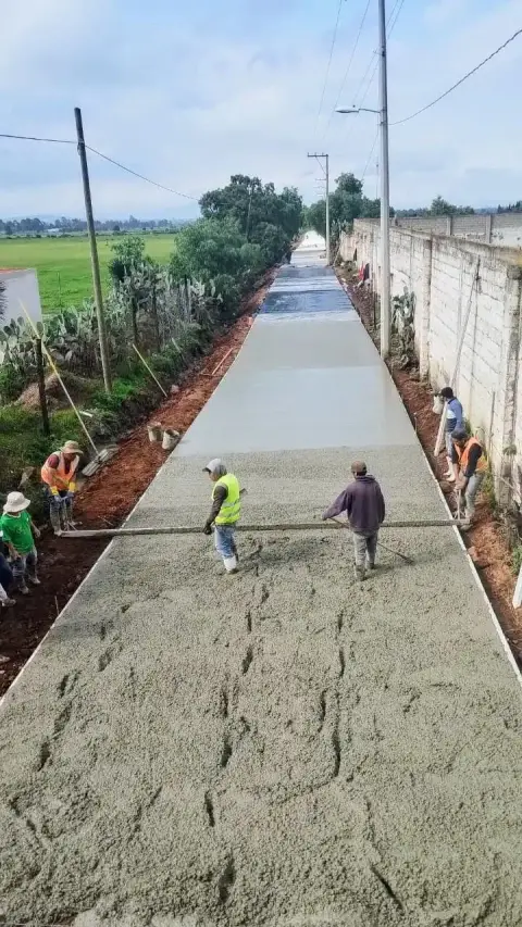 Pavimentación en concreto