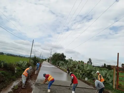Pavimentación en concreto