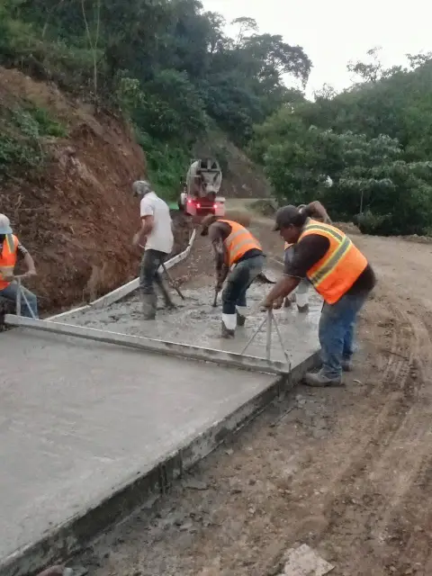 Pavimentación en concreto