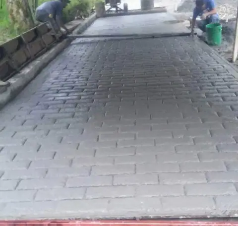 Concreto estampado